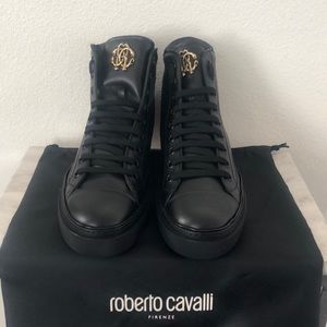 Roberto Cavalli high top sneaker